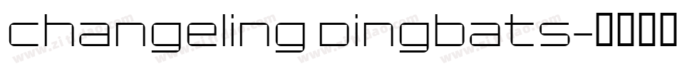 Changeling Dingbats字体转换